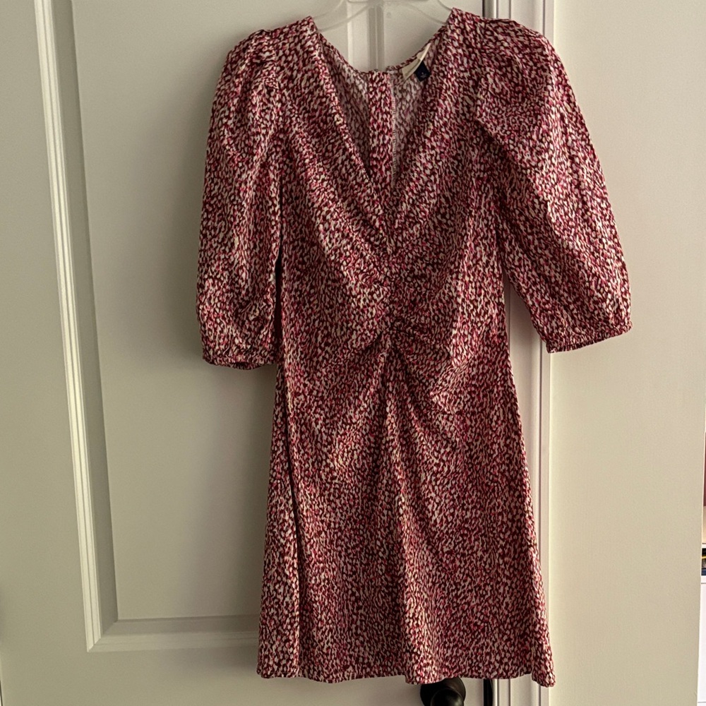 Elegant Pink Patterned Dress